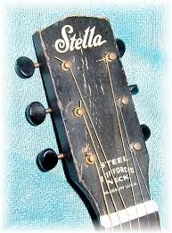 Stella Guitar Headstock