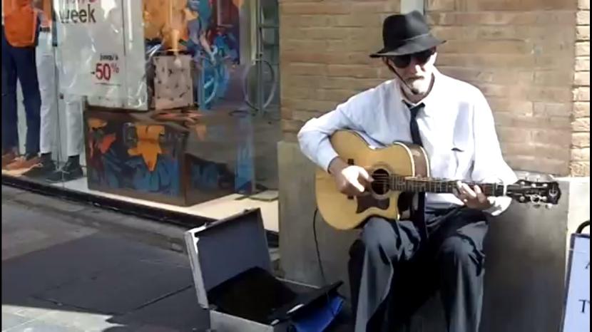 Jim Bruce acoustic blues chord progression in E and A