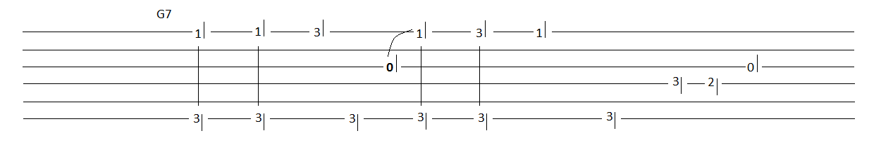 Guitar Shuffle Tab 11