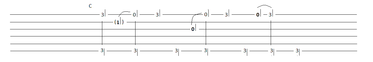 Guitar Shuffle Tab 12